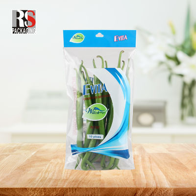 Kantong Micro Perforated yang Jelas Kantong Kemasan Plastik Sayuran Segar Disesuaikan