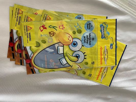 Self Adhesive Seal Bopp Poly Bag Untuk Earrings Perhiasan Pengemasan Custom Printed
