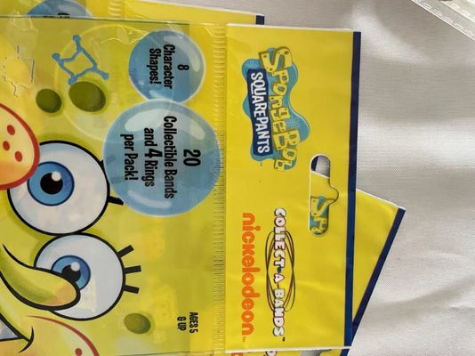 Self Adhesive Seal Bopp Poly Bag Untuk Earrings Perhiasan Pengemasan Custom Printed