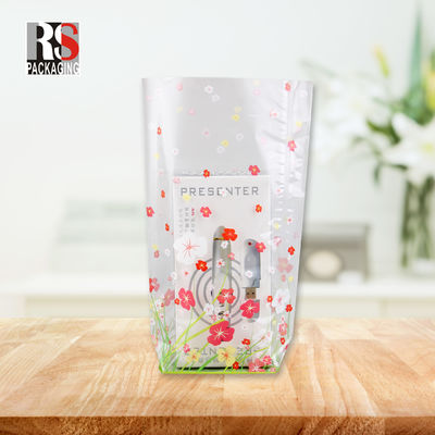 Makanan Tas Bawah Datar Bopp Plastik Square Bawah Kantong Gravure Printing