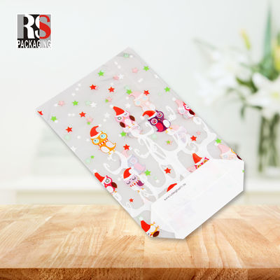 Makanan Tas Bawah Datar Bopp Plastik Square Bawah Kantong Gravure Printing
