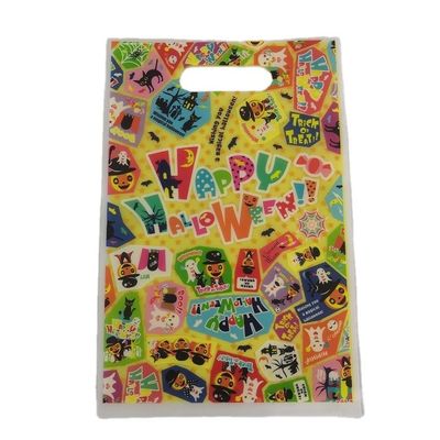 Die Cut Handle LDPE Tas Belanja Ramah Lingkungan Daur Ulang Grocery Tas Plastik