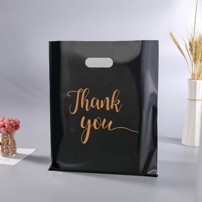 Custom Logo Printing Handle Shopping Bag Kantong Hadiah Plastik yang Dapat Digunakan Lagi Untuk Toko Ritel