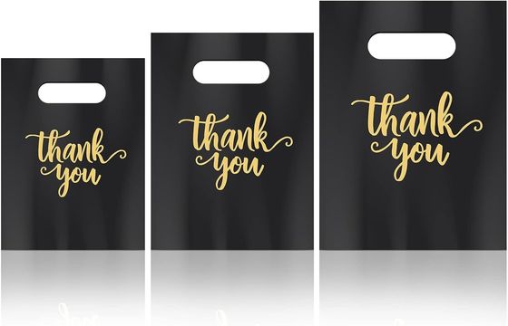 Custom Logo Printing Handle Shopping Bag Kantong Hadiah Plastik yang Dapat Digunakan Lagi Untuk Toko Ritel