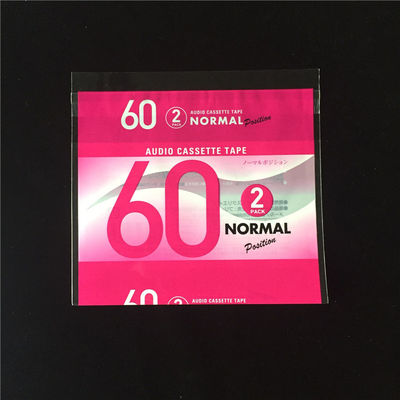 Kantong Header Cellophane Opp yang disesuaikan Poly Packing Opp Self Adhesive Clear Plastic Bag