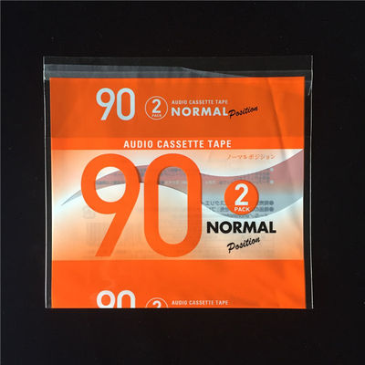 Kantong Header Cellophane Opp yang disesuaikan Poly Packing Opp Self Adhesive Clear Plastic Bag
