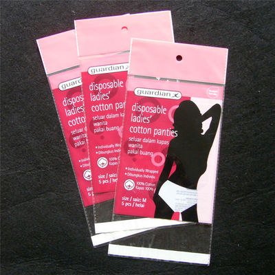OPP BOPP Plastik Self Sealing Bags Dengan Hang Holes All Size Stand Up Bag