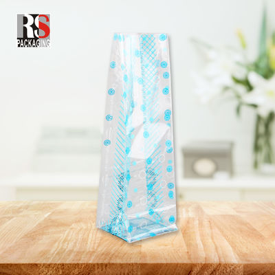 Candy Plastik Flat Bottom Bag Cross Bottom Stand Up Bag Packaging Logo yang disesuaikan