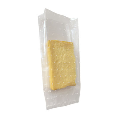 Kantong kemasan roti yang baru dipanggang Kantong Micro Perf Densitas Rendah dengan Gusset Sisi