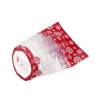Valentine's Day Candy Bag Party Favorit Clear Cellophane Treat Bags Dengan Seal Perekat