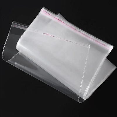 Tas OPP Poly Bag Transparan Kantong Plastik Opp Dengan Pita Pita Self Adhesive