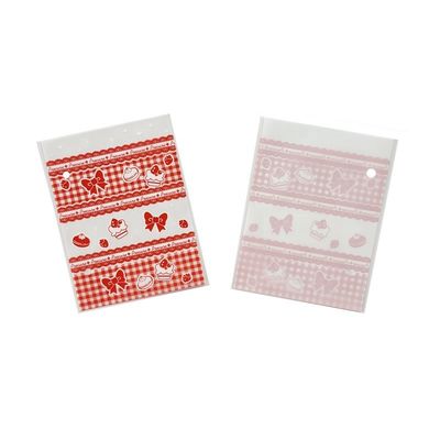 OPP Header Bag Self Adhesive Seal Clear OPP Cello Bag Untuk Makanan ringan