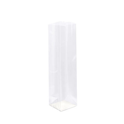 Cellophane Flat Bottom Bag Packaging Heat Seal Stand Up Bags Untuk Ceker Cokelat