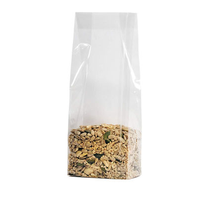 Terdengar Flat Bottom Side Gusset Bag Cellophane Bag Untuk Candy Cookie Bakery Packaging