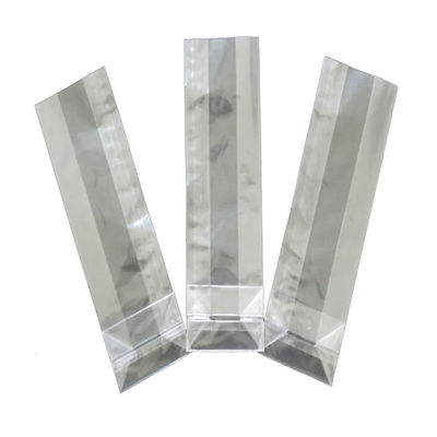 Terdengar Flat Bottom Side Gusset Bag Cellophane Bag Untuk Candy Cookie Bakery Packaging