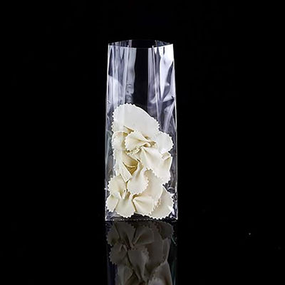 Terdengar Flat Bottom Side Gusset Bag Cellophane Bag Untuk Candy Cookie Bakery Packaging