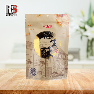 BOPP Eco Friendly Mylar Stand Up Bags Untuk Konservasi Kemasan Makanan