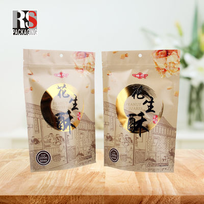 BOPP Eco Friendly Mylar Stand Up Bags Untuk Konservasi Kemasan Makanan