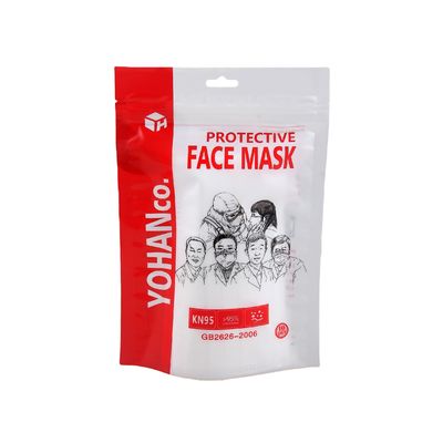 RS31-1 3 Lapisan Laminated Poly Bag Plastik Zip Lock Packaging Bag Untuk Topeng Wajah