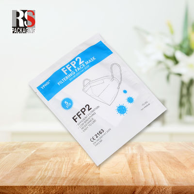 RS31-1 3 Lapisan Laminated Poly Bag Plastik Zip Lock Packaging Bag Untuk Topeng Wajah