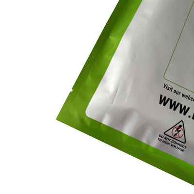 Custom Aluminium Foil LED Light Strip Packaging Anti Static Ziplock Bag Dengan Tear Notches