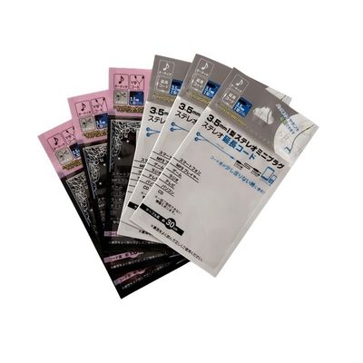 Wire Line Packaging Clear Stand Up Zipper Bag Moisture Proof Untuk Pengemasan Kabel USB