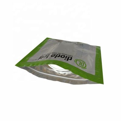 Ukuran Disesuaikan Strip LED Zip Lock Plastik Foil Packing Bag Untuk Kemasan Elektronik