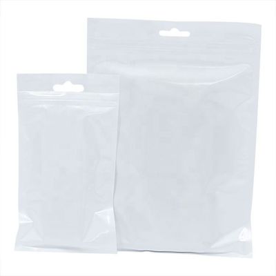 Kemasan Elektronik Kantong Plastik Ziplock Bagian Depan Terbentuk Dari Struktur Bahan OPP / CPP