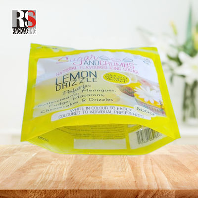 Plastik Custom Printed ZipLock Stand Up Bag Bags Untuk Kue Powder Matcha Tea Powder