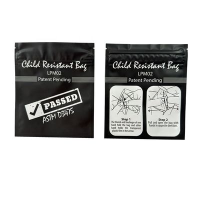 Custom Print Plastic MOPP / VMPET / PE Child Proof Bag Untuk Bau Proof Cookie Packaging