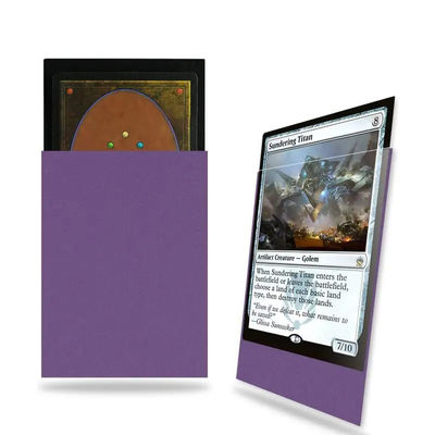 Ukuran Custom Deck Sleeve / Trading Card Sleeve Soft Touch