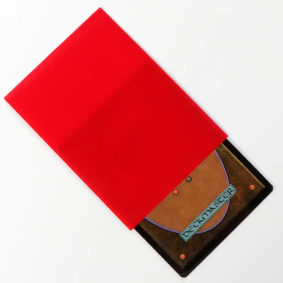 Waterproof Kelembaban Proof Transparan Baseball MTG Olahraga tebal Transparent Card Holder