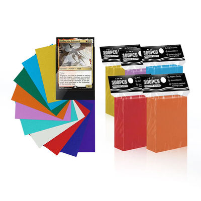 Kartu Perdagangan Matte Deck Penjaga Kartu Penjaga Lengan Bentuk TG Baseball / Olahraga / Y UG IO Dan Kartu