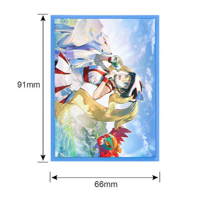 Lembut 66*91MM 100PCS Yugioh Foto Topload Matte Game Card Sleeves Holographic