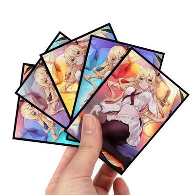 Custom 67*92mm Anime Printing Protectors Sleeve Kartu Seksi