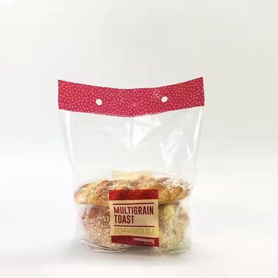 BOPP CPP Tas Roti Wicket Plastik Wicket Bakery Bag Untuk Makanan Dan Sayuran