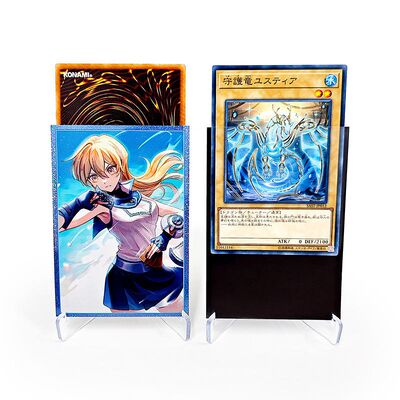 Sarung Kartu Seni Cetak Kustom Pabrik Untuk Kartu Game Animasi Holografik Yugioh TCG