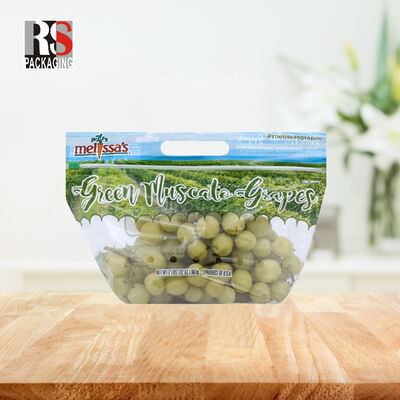 Kantong Kemasan Sayuran Segar dan Buah Mangga dengan Pilihan Kunci Ritsleting