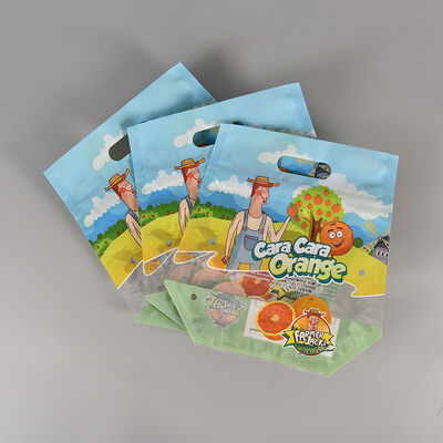 Kantong Kemasan Produk Segar Plastik Food Grade Bening Kustom untuk Buah-buahan Sayuran Pertanian CPP Kantong Ziplock yang Dapat Ditutup Kembali