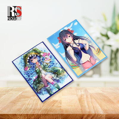 60PCS Art Anime Card Sleeves PKM Shield Board Game Trading Cards Protective Sleeves Ukuran standar 67x92cm