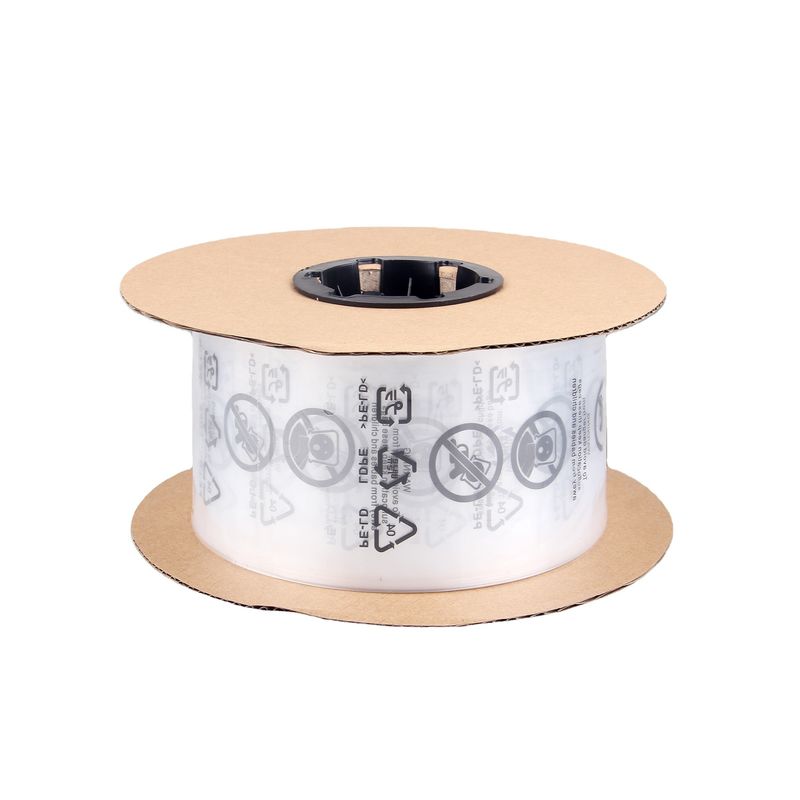 PE Fan Lipat Pra Terbuka Poly Auto Bag On Roll Antistatic Perforated Desain