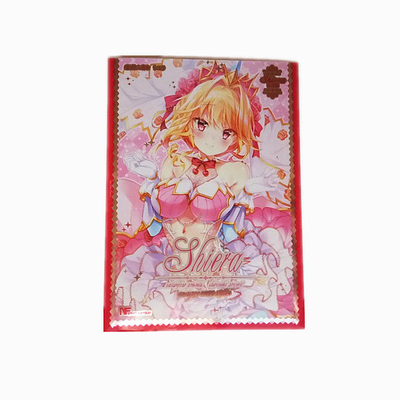 Tabletop Plastik Anime Game Card Protector Sleeve Dimensi Disesuaikan Dan Cetak Logo