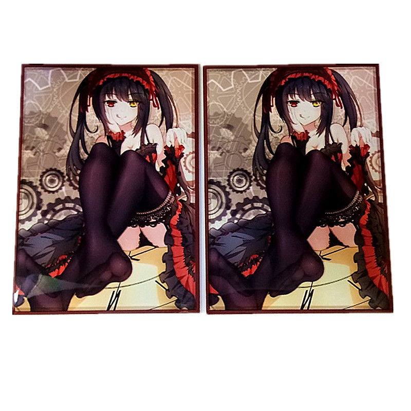 Papan yang lebih tebal Perlindungan kartu permainan PP Trading Card Hard Sleeve Standard Size