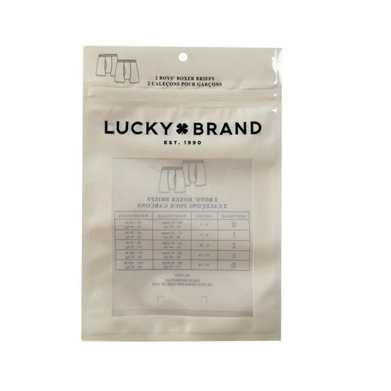 PET / CPP Custom Printed Zip Lock Bags Plastic Packaging Bags Untuk Pakaian Sepatu