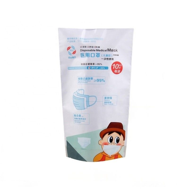 Zipper Seal Dicetak Poly Bag Stand Up Kantong Plastik kaus kaki Kemasan Tas Kelembaban Proof