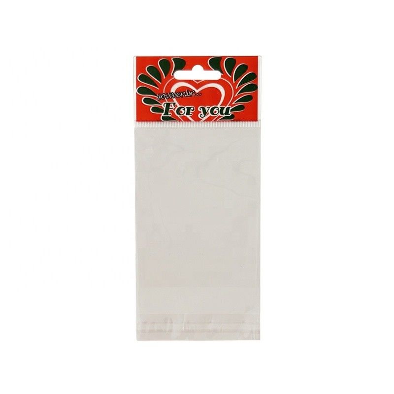 Bopp Clear Self Sealing Cellophane Bags Disesuaikan Untuk Kartu Hadiah Dan Bungkus Mainan