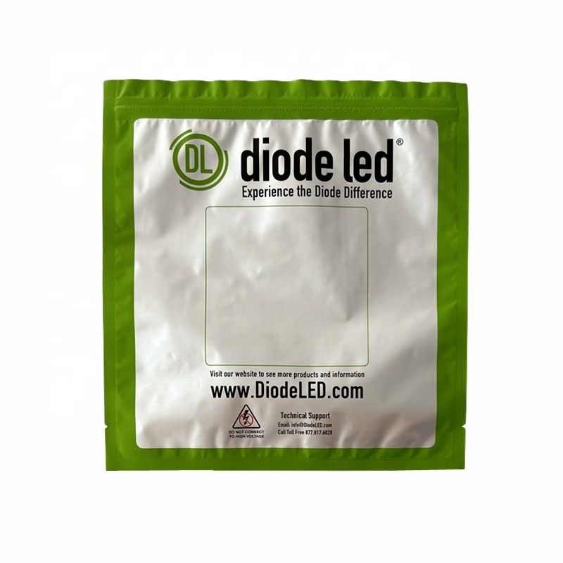 Custom Aluminium Foil LED Light Strip Packaging Anti Static Ziplock Bag Dengan Tear Notches