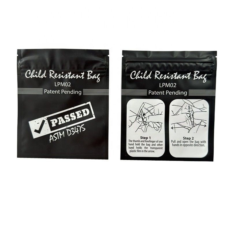 Custom Print Plastic MOPP / VMPET / PE Child Proof Bag Untuk Bau Proof Cookie Packaging