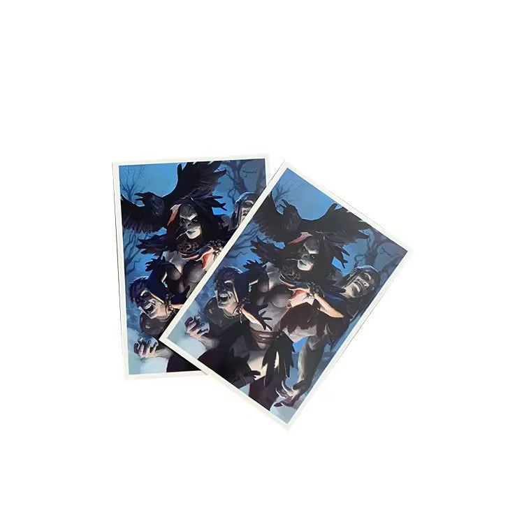 Game Card Sleeves Custom Trading Print Logo Jelas Plastik Yugioh Matte tebal Game Card Storage