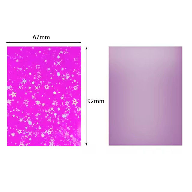 PP Clear Holder Sports Photocard Hologram Packaging Trading Yugioh Kartu Kredit Sleeve Foto